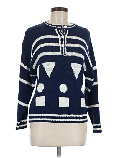Pre-owned Diane Von Furstenberg Pullover Sweater In Blue