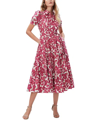 Diane Von Furstenberg Queena Midi Shirtdress In Blue