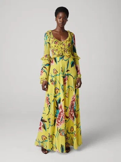 Diane Von Furstenberg Quinn Dress In Yellow
