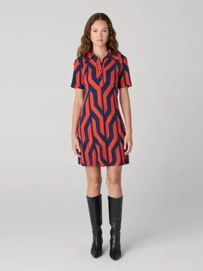 Diane Von Furstenberg Rachel Mini Dress In Red