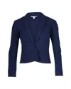 Diane Von Furstenberg Reiko Blazer In Blue Viscose In Blue
