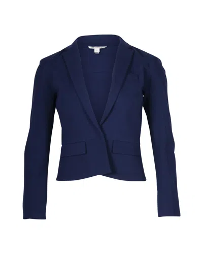 Diane Von Furstenberg Reiko Blazer In Blue Viscose