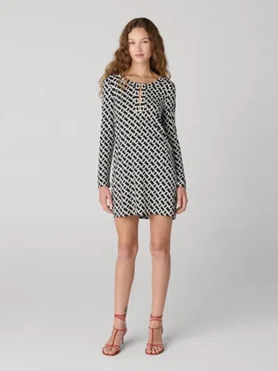 Diane Von Furstenberg Reina Dress In Black