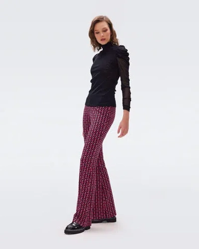 Diane Von Furstenberg Remy Top In Black