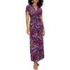 Diane Von Furstenberg Charlotte Reversible Mesh Dress In Pome Pk/e Floral Mult Pk