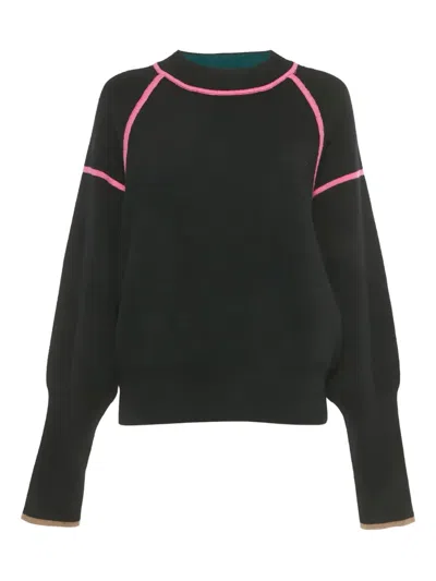 Pre-owned Diane Von Furstenberg Rhylee Sweatshirt In Black