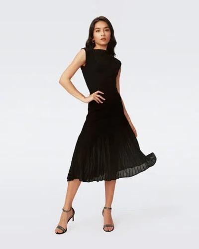 Diane Von Furstenberg Rick Dress In Black