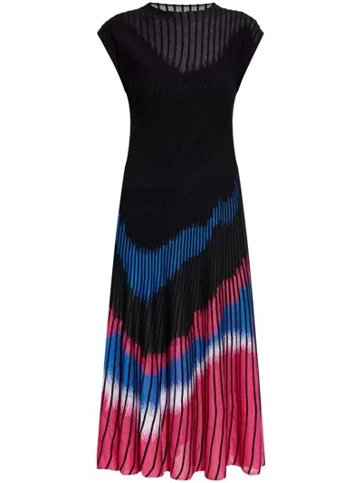 Diane Von Furstenberg Rick Midi Dress In Black