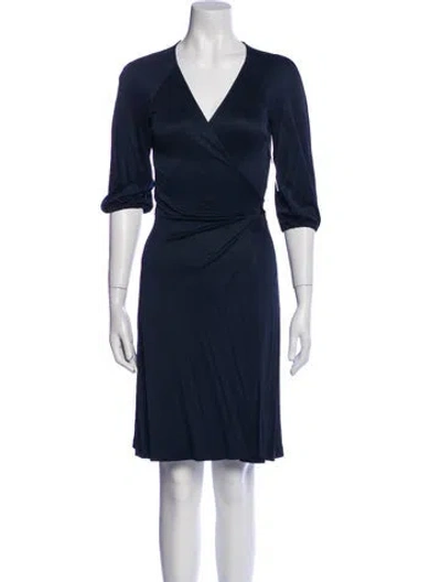 Pre-owned Diane Von Furstenberg Robe W/ Tags In Black