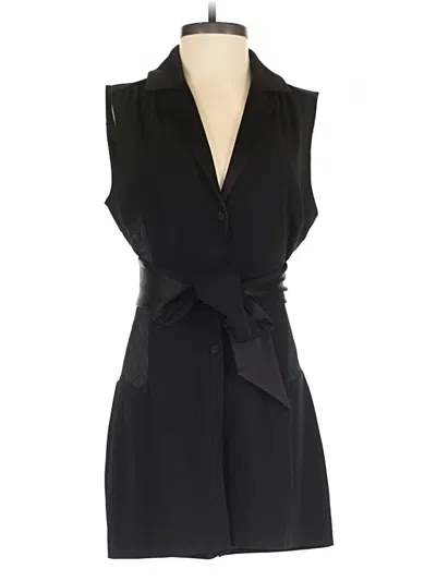 Pre-owned Diane Von Furstenberg Romper In Black