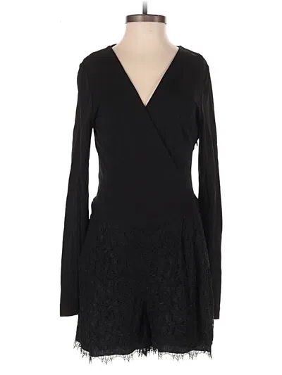 Pre-owned Diane Von Furstenberg Romper In Black
