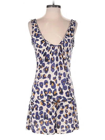 Pre-owned Diane Von Furstenberg Romper In Blue