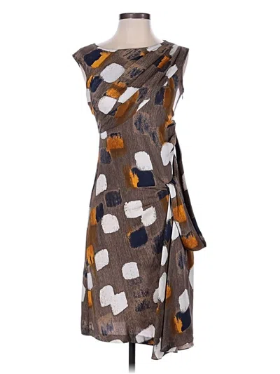 Pre-owned Diane Von Furstenberg Romper In Brown