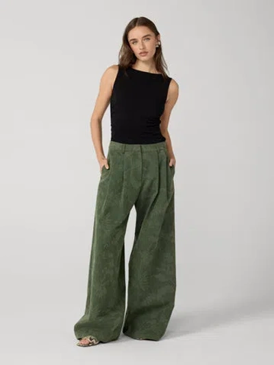 Diane Von Furstenberg Rune Pant In Green