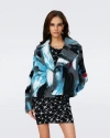 Diane Von Furstenberg Ruthina Knit Jacquard Coat