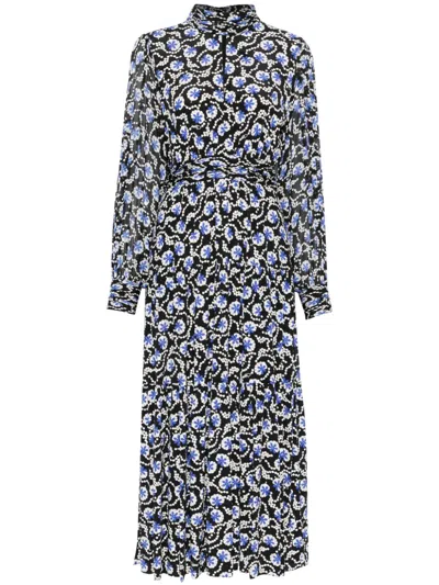Diane Von Furstenberg Sai Maxikleid In Schwarz