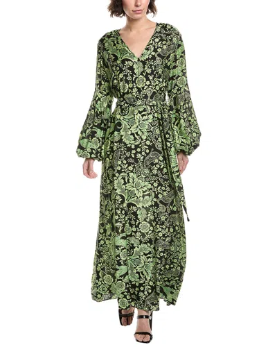 DIANE VON FURSTENBERG SAL SILK-BLEND MAXI DRESS