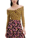 Diane Von Furstenberg Salem Bodysuit In Multi
