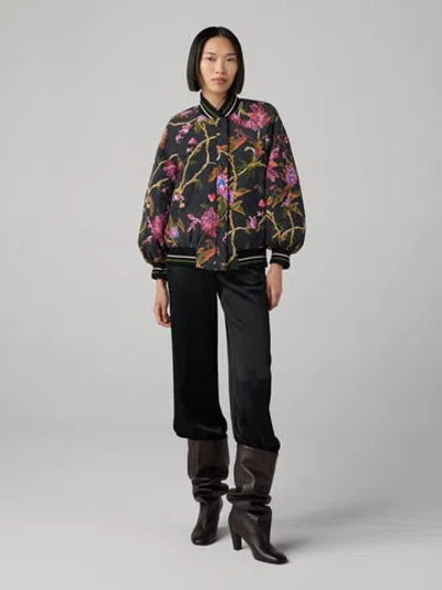Diane Von Furstenberg Salma Reversible Jacket In Black