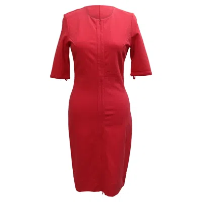 Diane Von Furstenberg Saturn Dress In Red Viscose