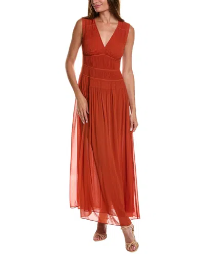 Diane Von Furstenberg Saul Maxi Dress In Orange | ModeSens