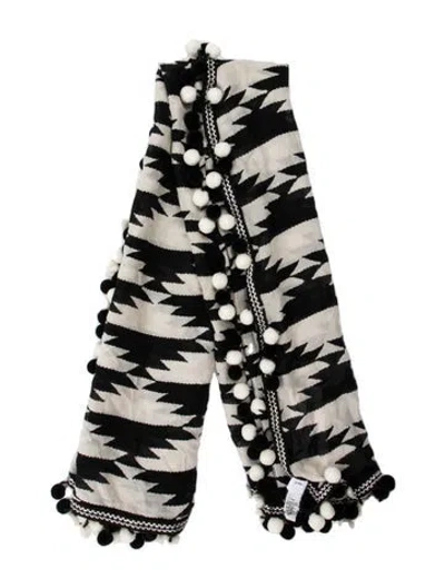 Pre-owned Diane Von Furstenberg Scarf In Black