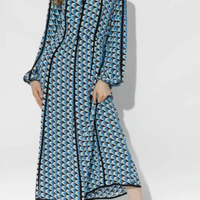 Diane Von Furstenberg Scott Dress In Blue