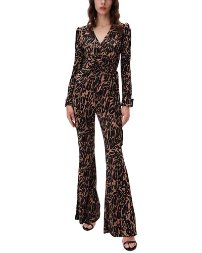 Diane Von Furstenberg Seoul Jumpsuit In Brown