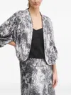 Diane Von Furstenberg Laredo Jacket In Gray