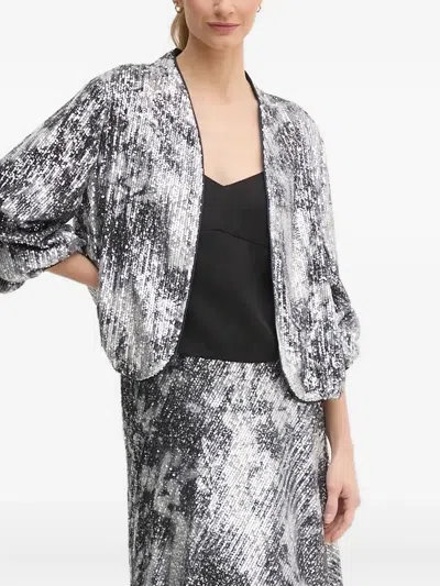 DIANE VON FURSTENBERG SEQUIN-EMBELLISHED JACKET