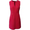 Diane Von Furstenberg Sheath Dress In Red Polyester In Red