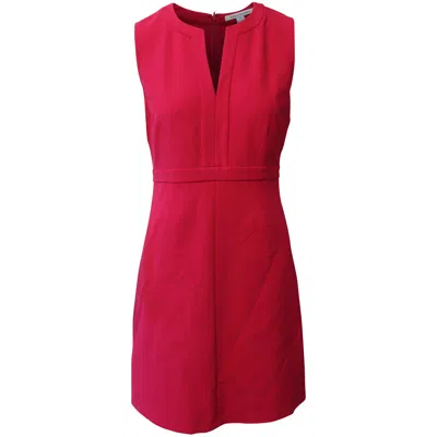 Diane Von Furstenberg Sheath Dress In Red Polyester