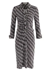 Diane Von Furstenberg Sheshka Printed Jersey Shirt Dress In Multicoloured