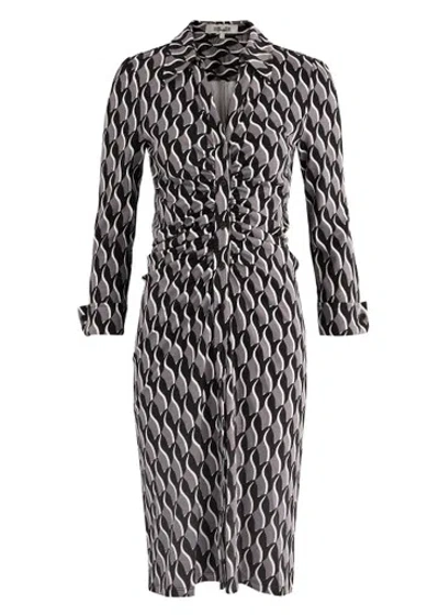Diane Von Furstenberg Sheshka Printed Jersey Shirt Dress In Multicoloured