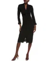 Diane Von Furstenberg Sheska Dress In Black