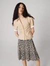 Diane Von Furstenberg Sheskita Top In Khaki