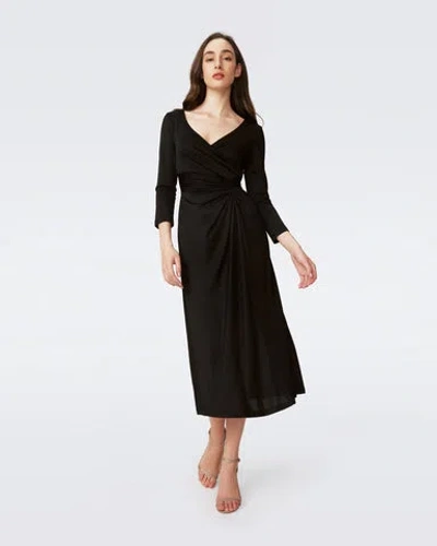 Diane Von Furstenberg Shiri Dress In Black