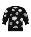 Diane Von Furstenberg Willia Knit Jacquard Sweater In Black