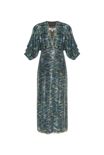 Diane Von Furstenberg Jessel Sequin-embellished Midi Dress In Multi