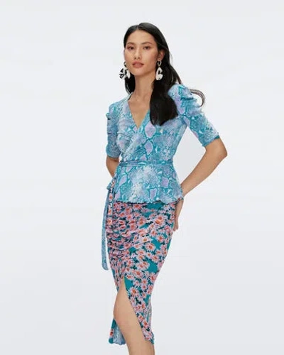 Diane Von Furstenberg Siera Reversible Mesh Top