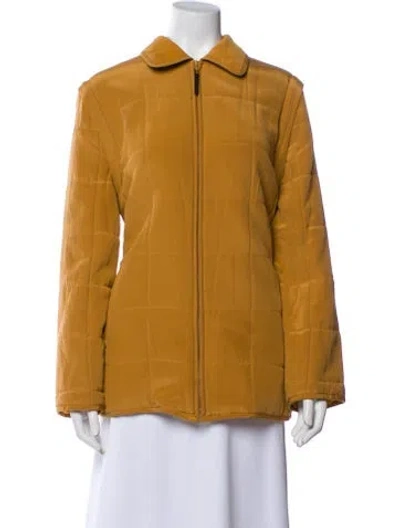 Pre-owned Diane Von Furstenberg Silk Jacket In Brown