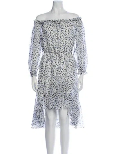 Pre-owned Diane Von Furstenberg Silk Knee-length Dress In Multi