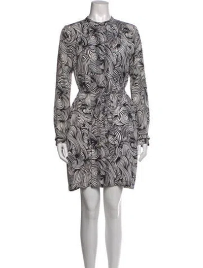 Pre-owned Diane Von Furstenberg Silk Mini Dress In Multi