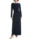 Diane Von Furstenberg Simona Maxi Dress In Blue