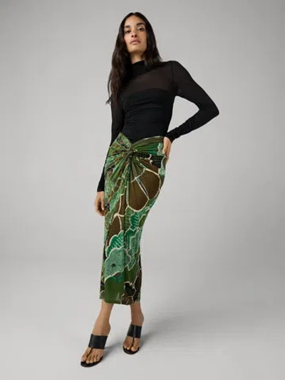 Diane Von Furstenberg Simona Skirt In Multi