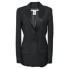 Diane Von Furstenberg Single-breasted Blazer In Black Wool In Black