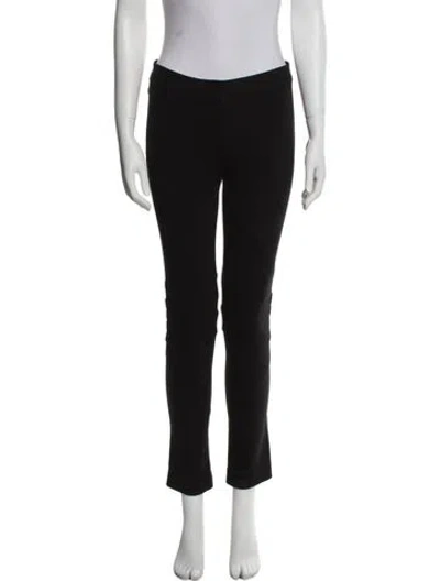Pre-owned Diane Von Furstenberg Skinny Leg Pants In Black