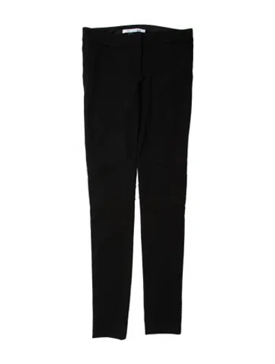 Pre-owned Diane Von Furstenberg Skinny Leg Pants In Black