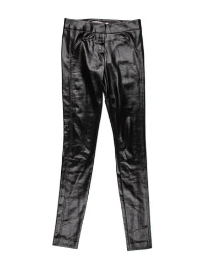 Pre-owned Diane Von Furstenberg Skinny Leg Pants In Black