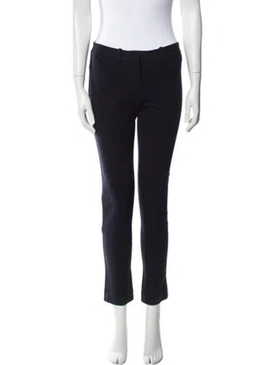 Pre-owned Diane Von Furstenberg Skinny Leg Pants In Blue